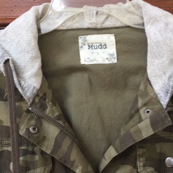 Mudd Camo Lightweight Jacket Sz L - Picture 5 of 6